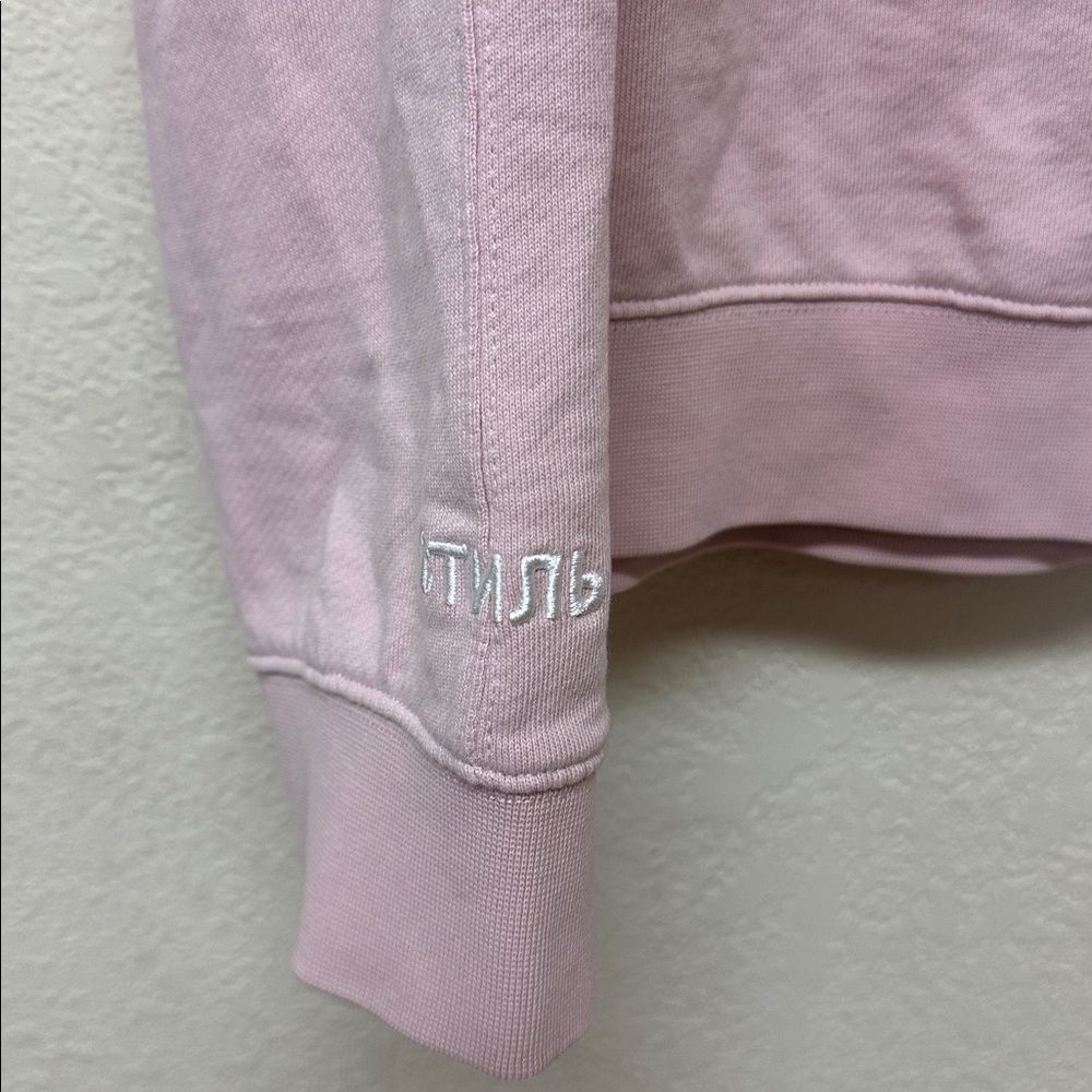 Heron Preston Light Pink baby Graphic sweatshirt size XL - Picture 5 of 8